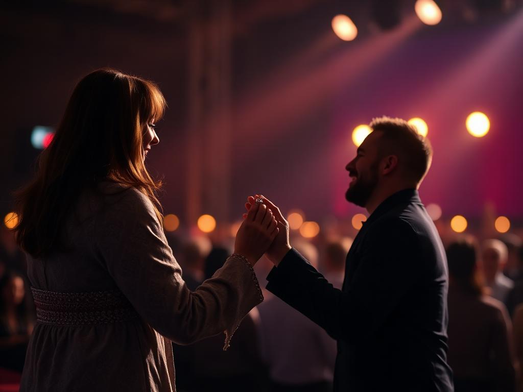 Heiratsantrag im Konzert